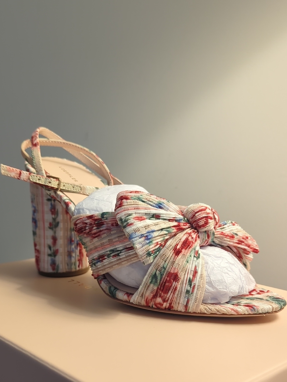 Loeffler Randall Camellia Floral Bow Heel
